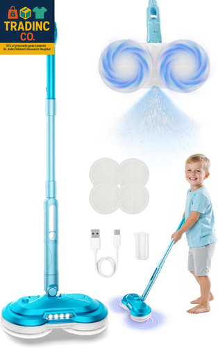 Kids electric spin mop toy - kids,