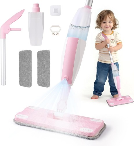 Kids spray mop pink real - spray,