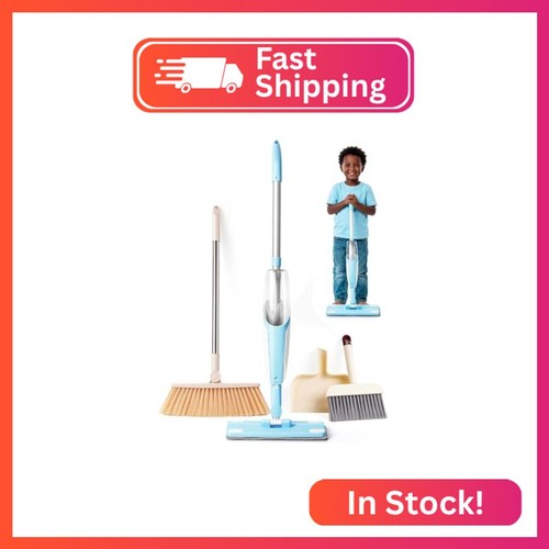 Kids cleaning toy set blue - cleaning, set,blue