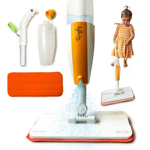 Toddler spray mop two - spray,