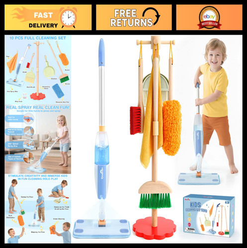 10pcs wooden toddler - 10pcs, cleaning