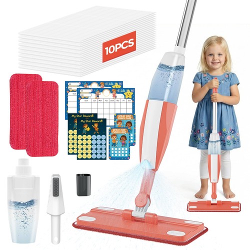 Kids spray mop cleaning set - spray,