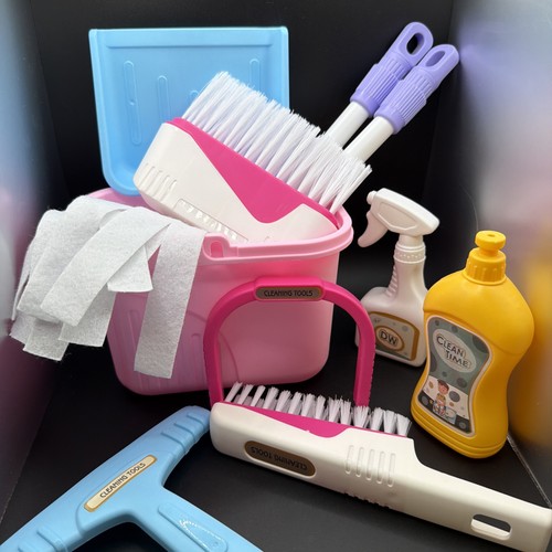 Cleaning toy pretend - cleaning, play
