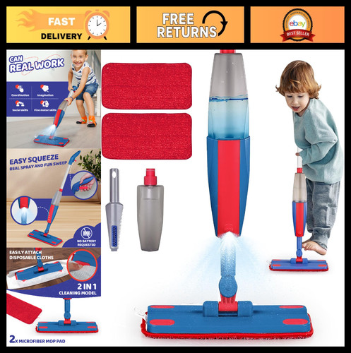 Kids spray mop with sprayer - mop,