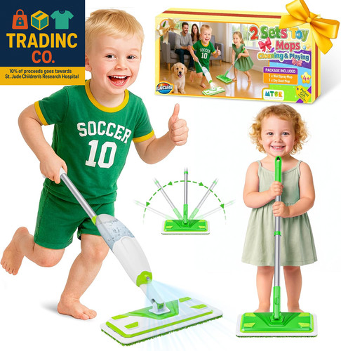 Set toy mop for kids - 2-set,